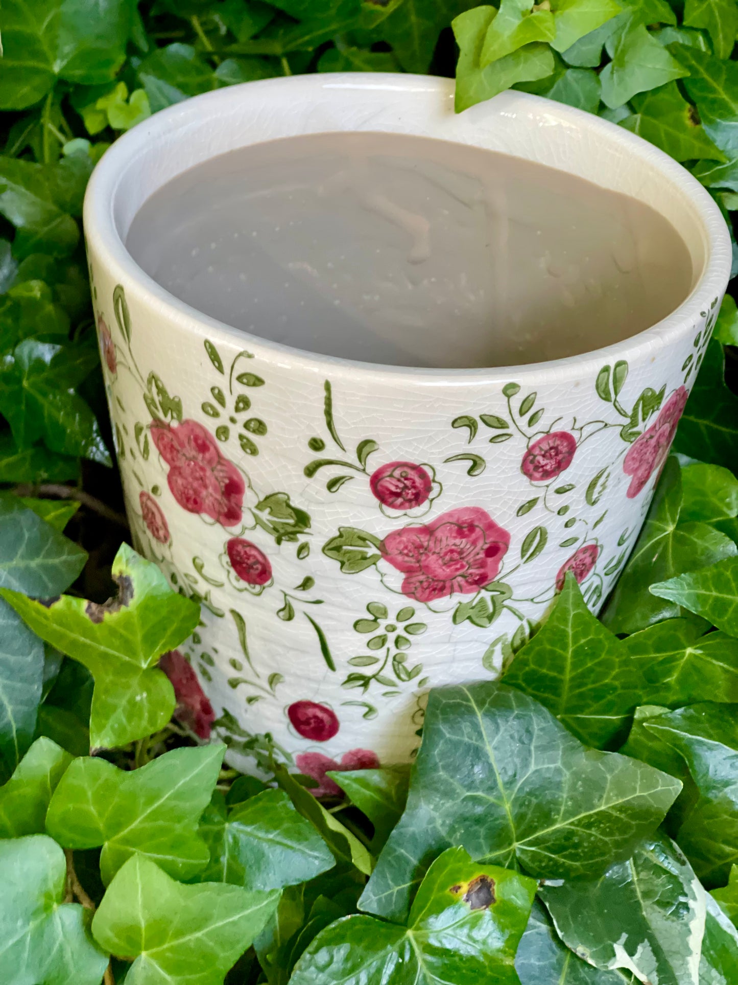 Cache pot rosa