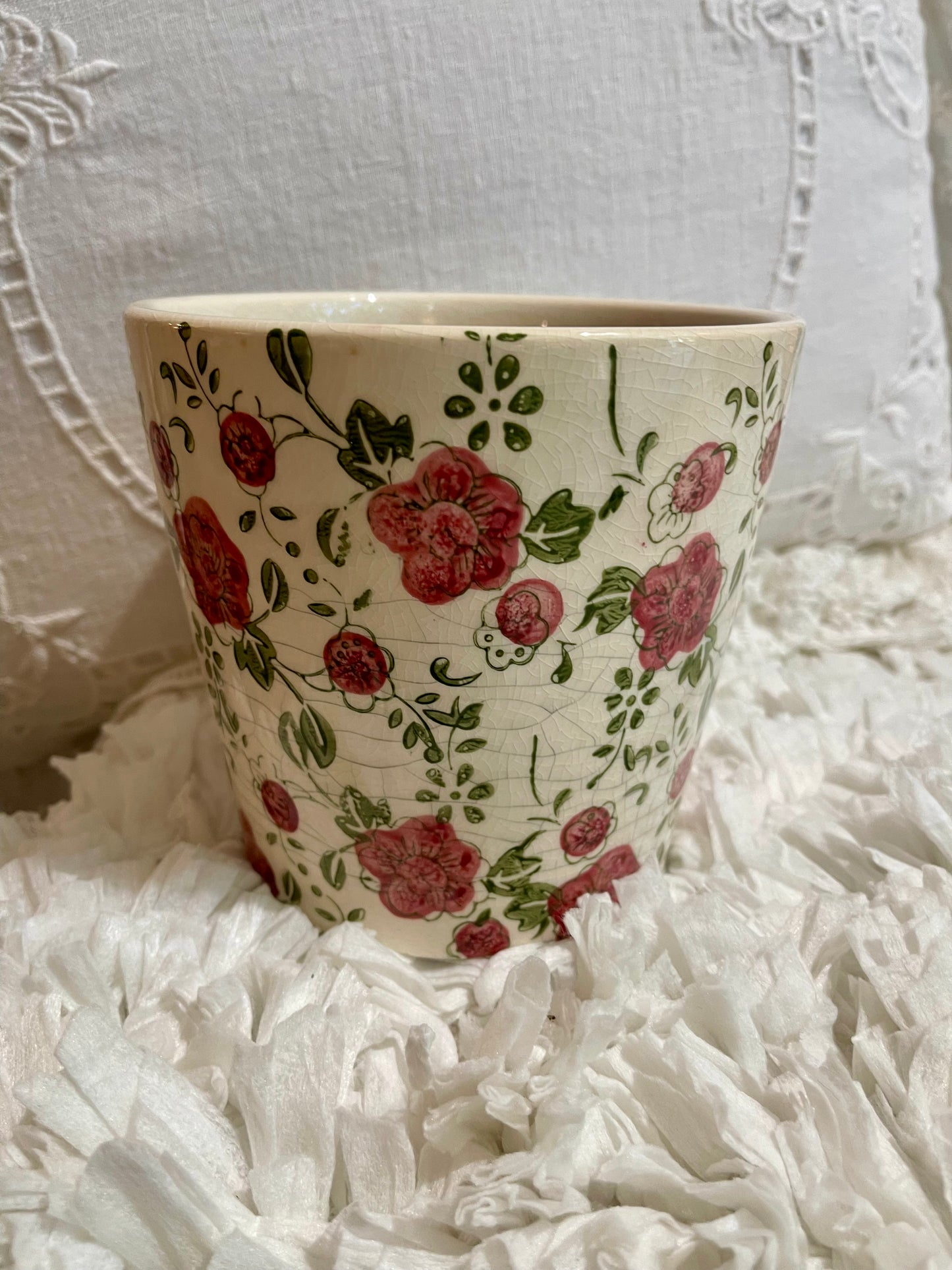 Cache pot rosa