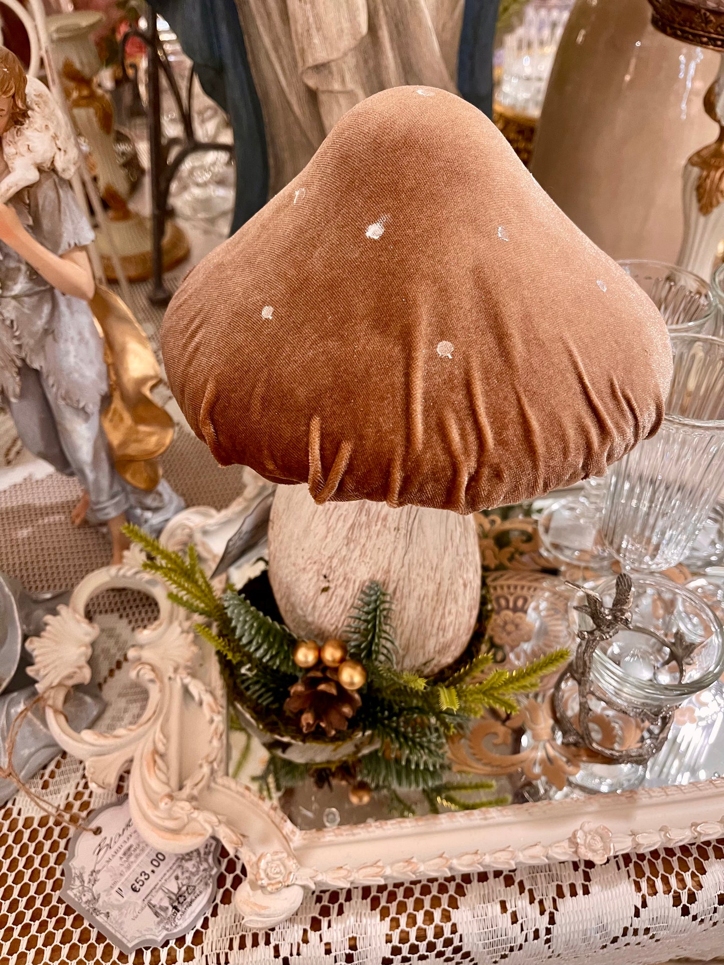 Champignon Décoratif en Papier