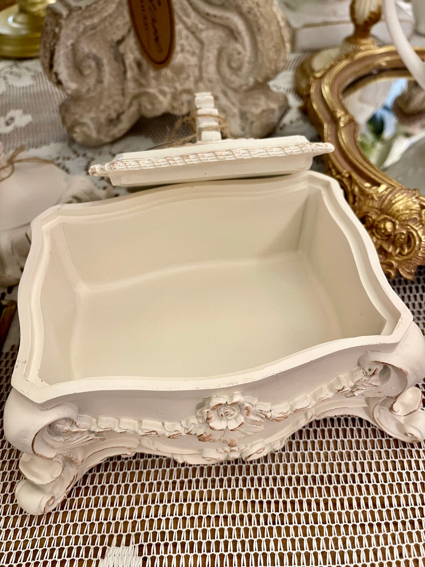 Boîte à Bijoux Blanc Mariclo