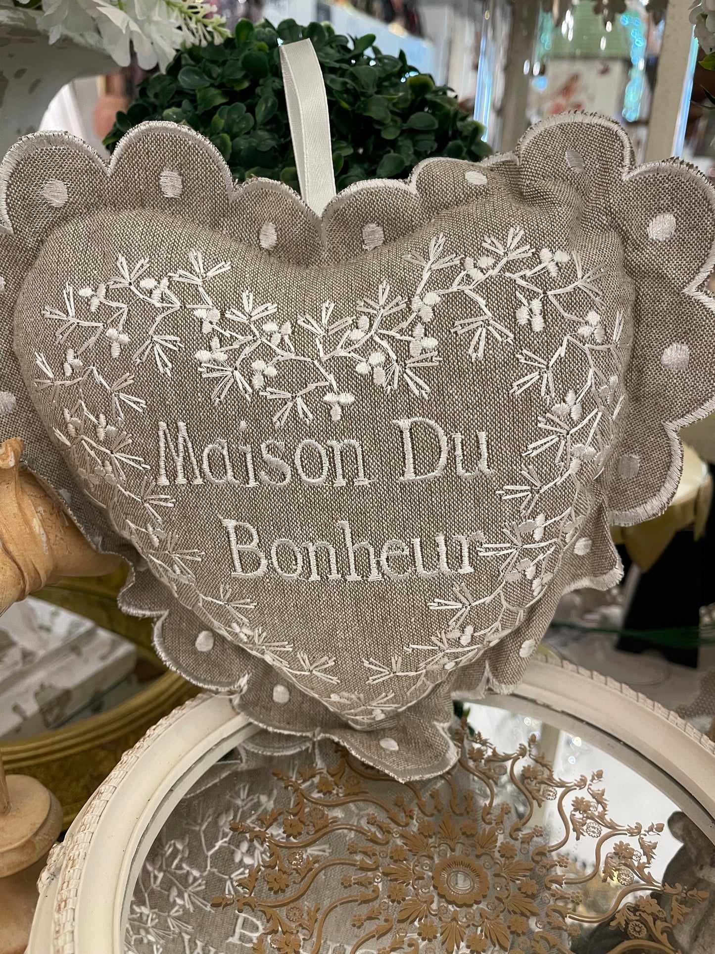 Coussin maison du bonheur