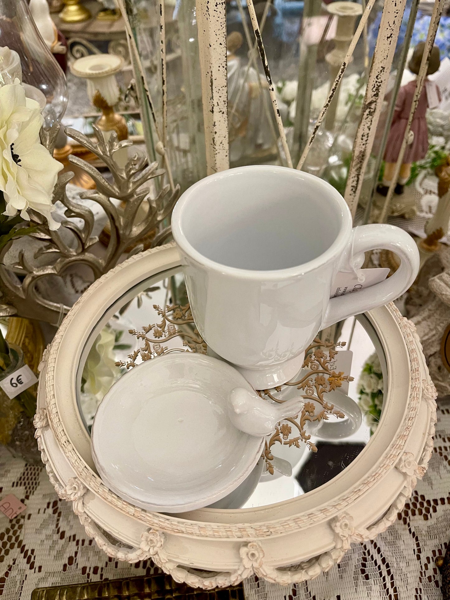 Tasse avec Coupelle "Chant de l’Oiseau"