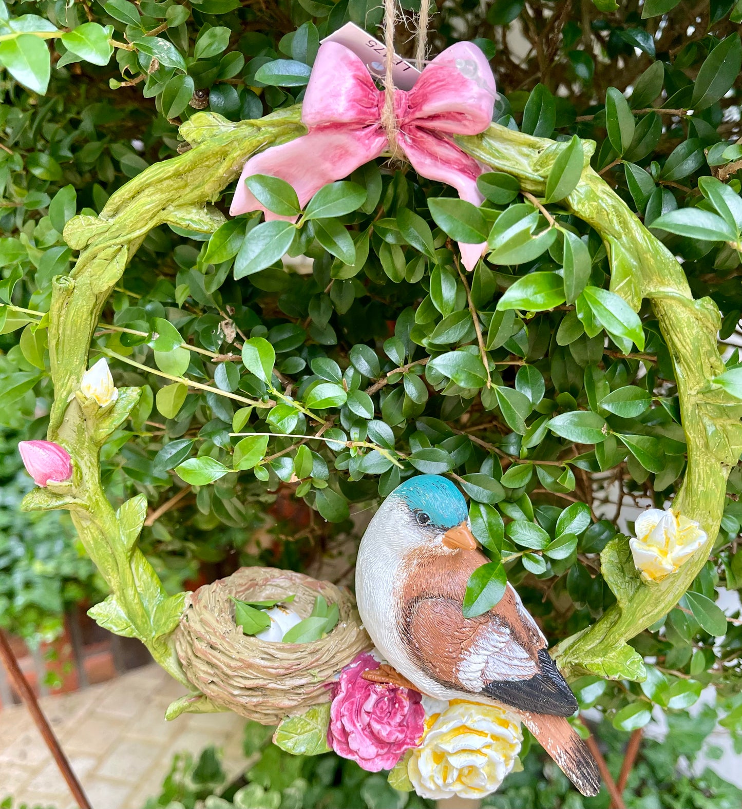 Couronne de porte romantique