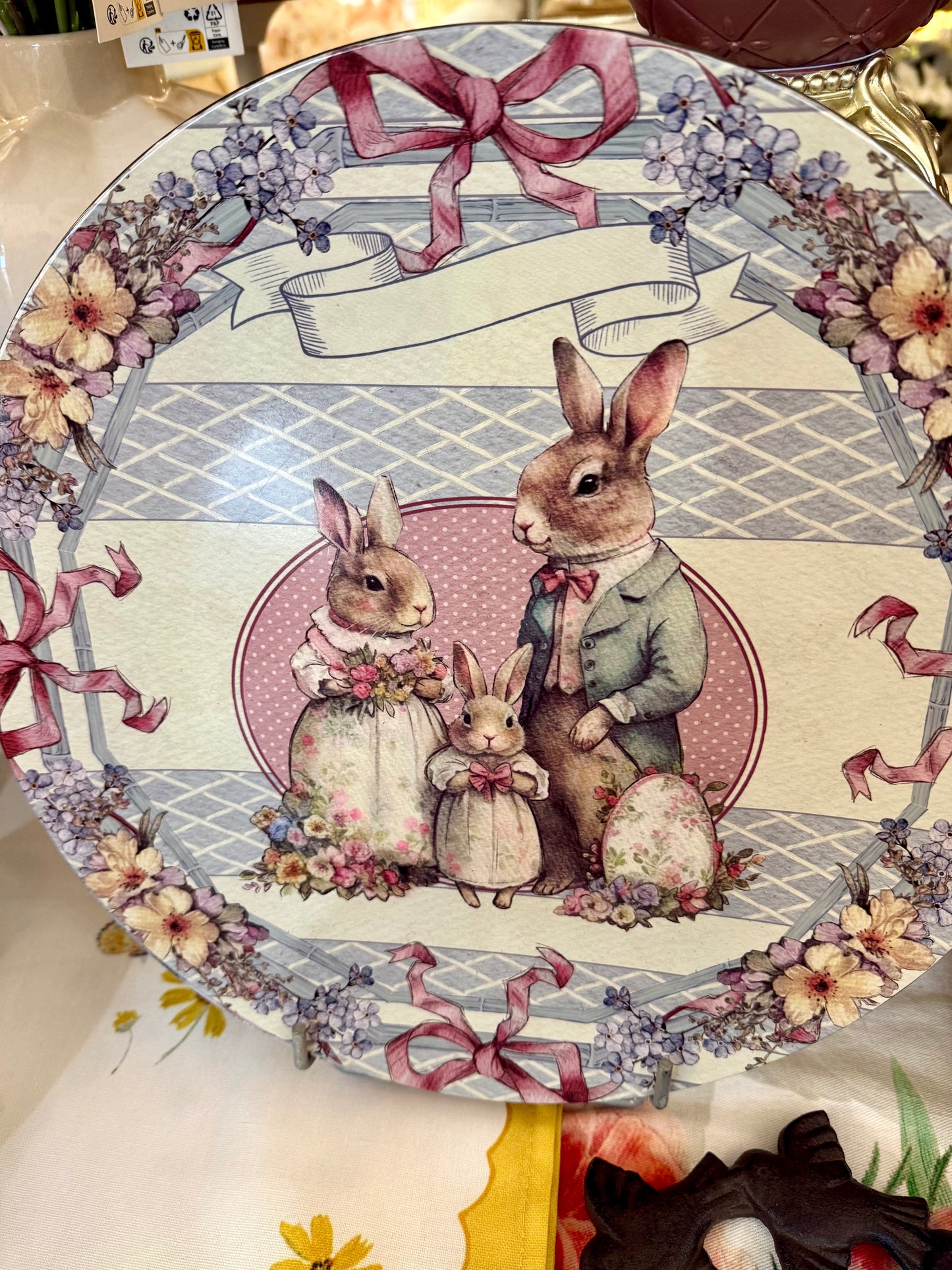 🐰 Plateau « Famille Lapin »