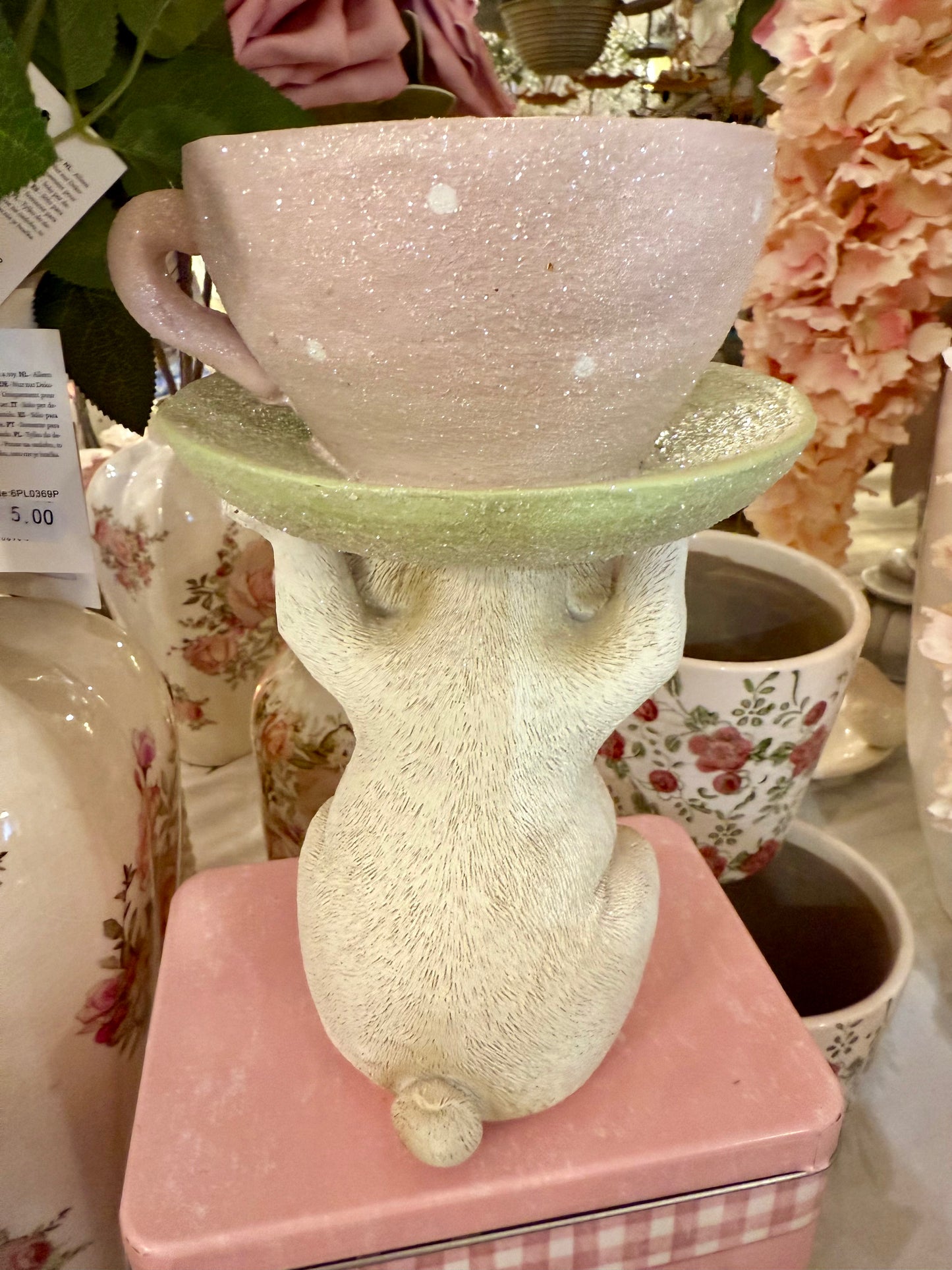 Lapin Porte-Plante Enchanté
