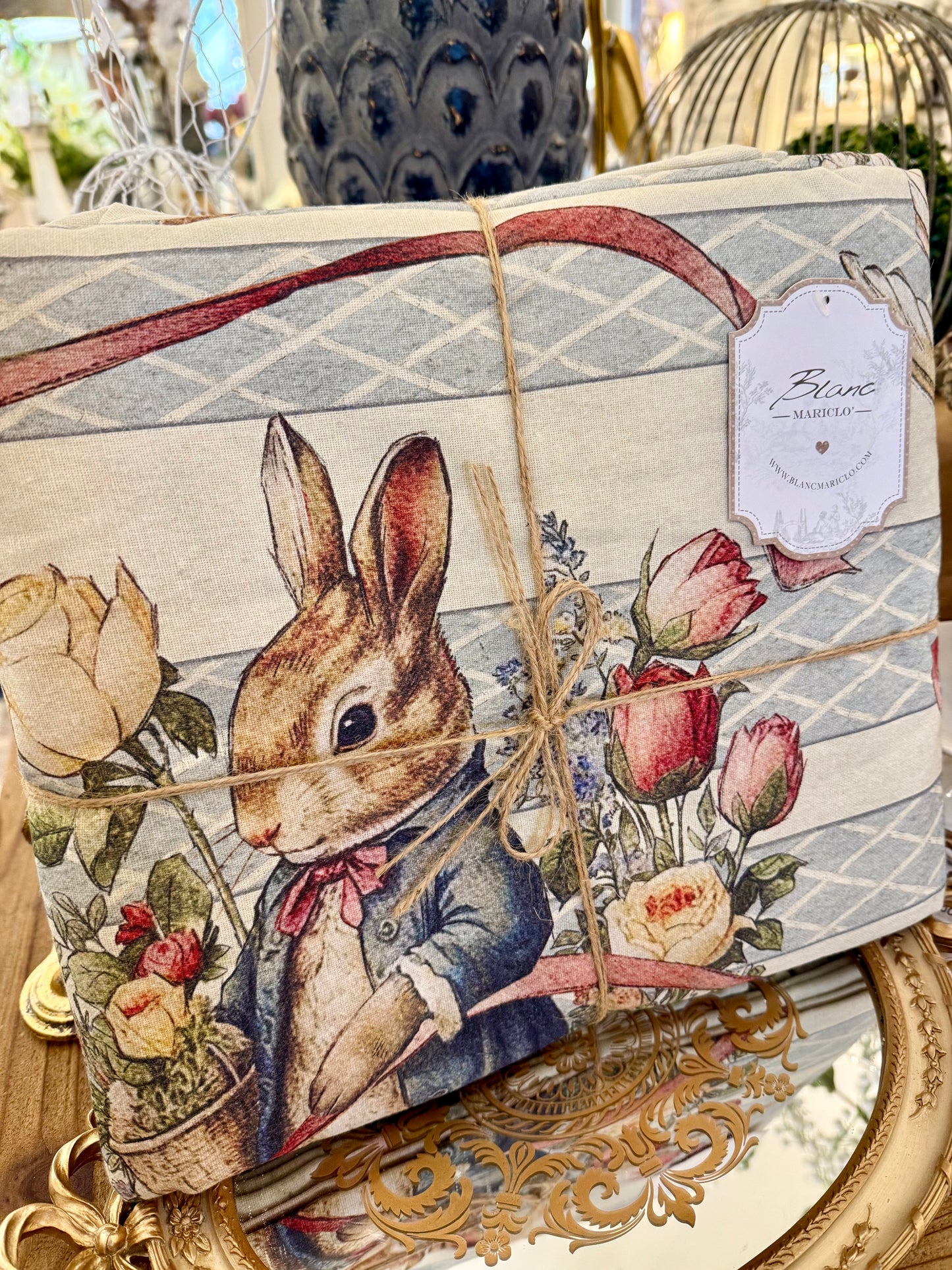 🐰 Nappe « Joyeuse Pâques »