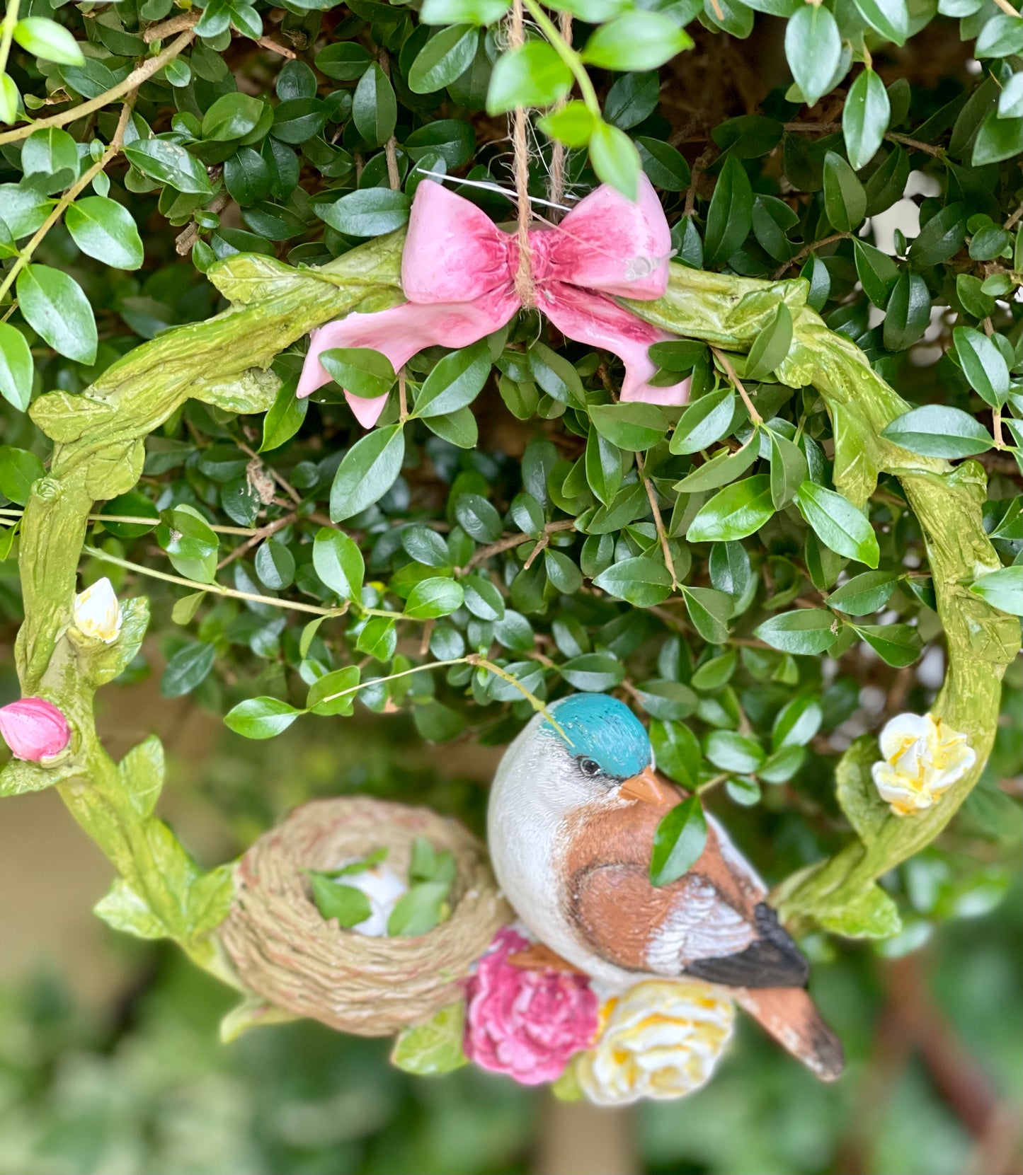 Couronne de porte romantique
