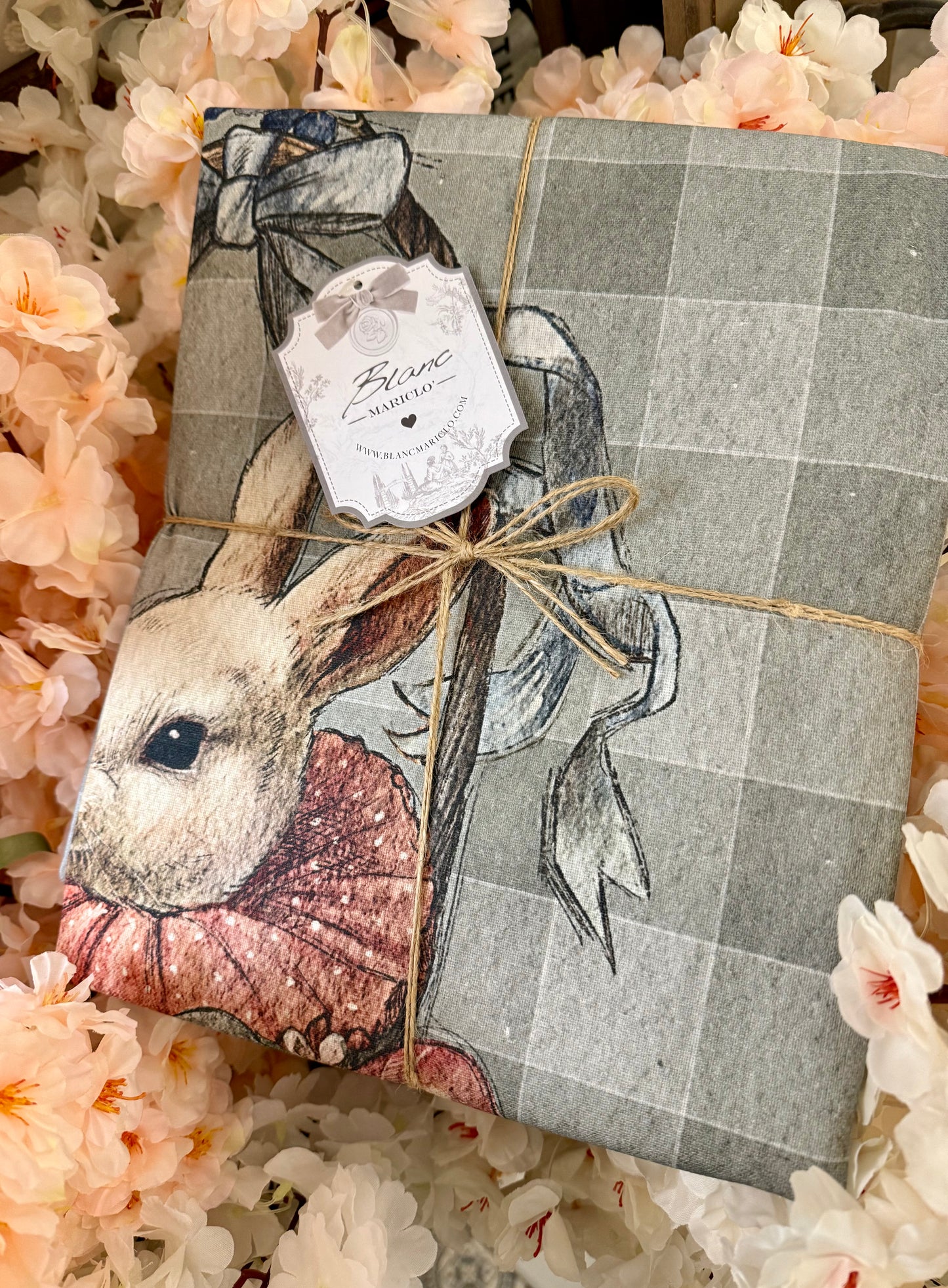 Nappe Enduite Lapins de Pâques