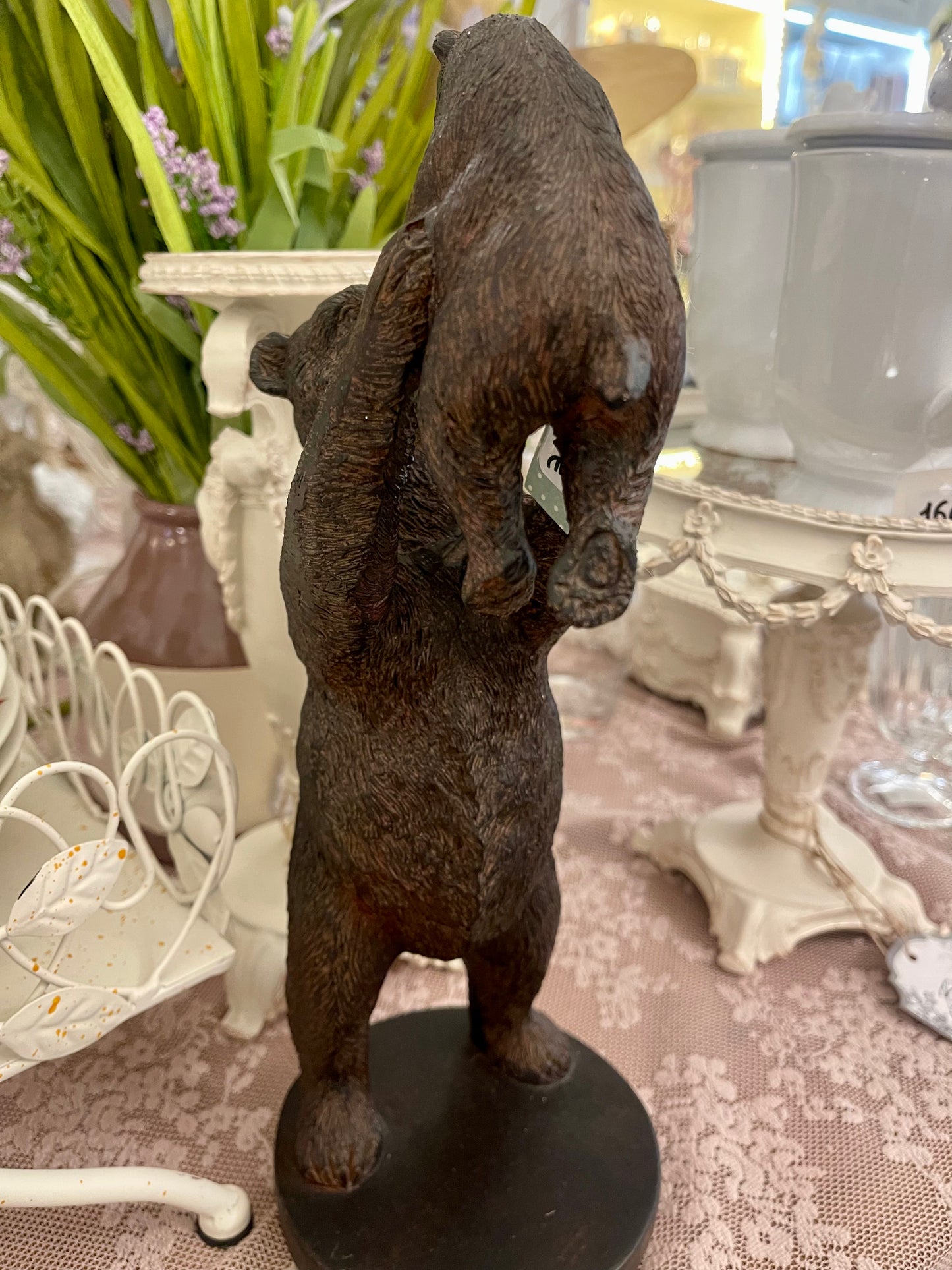 🐻 Statuette « Maman Ours et son Petit »