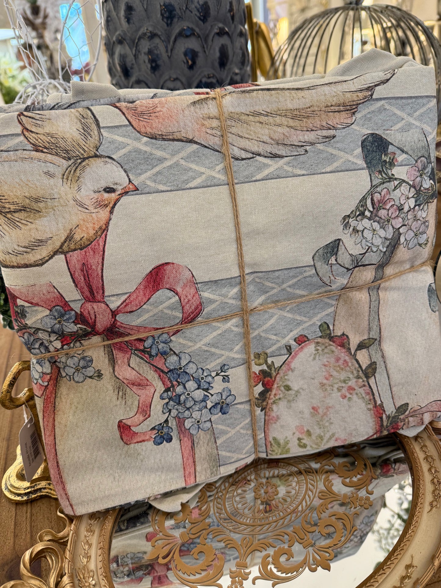 🐰 Nappe « Joyeuse Pâques »