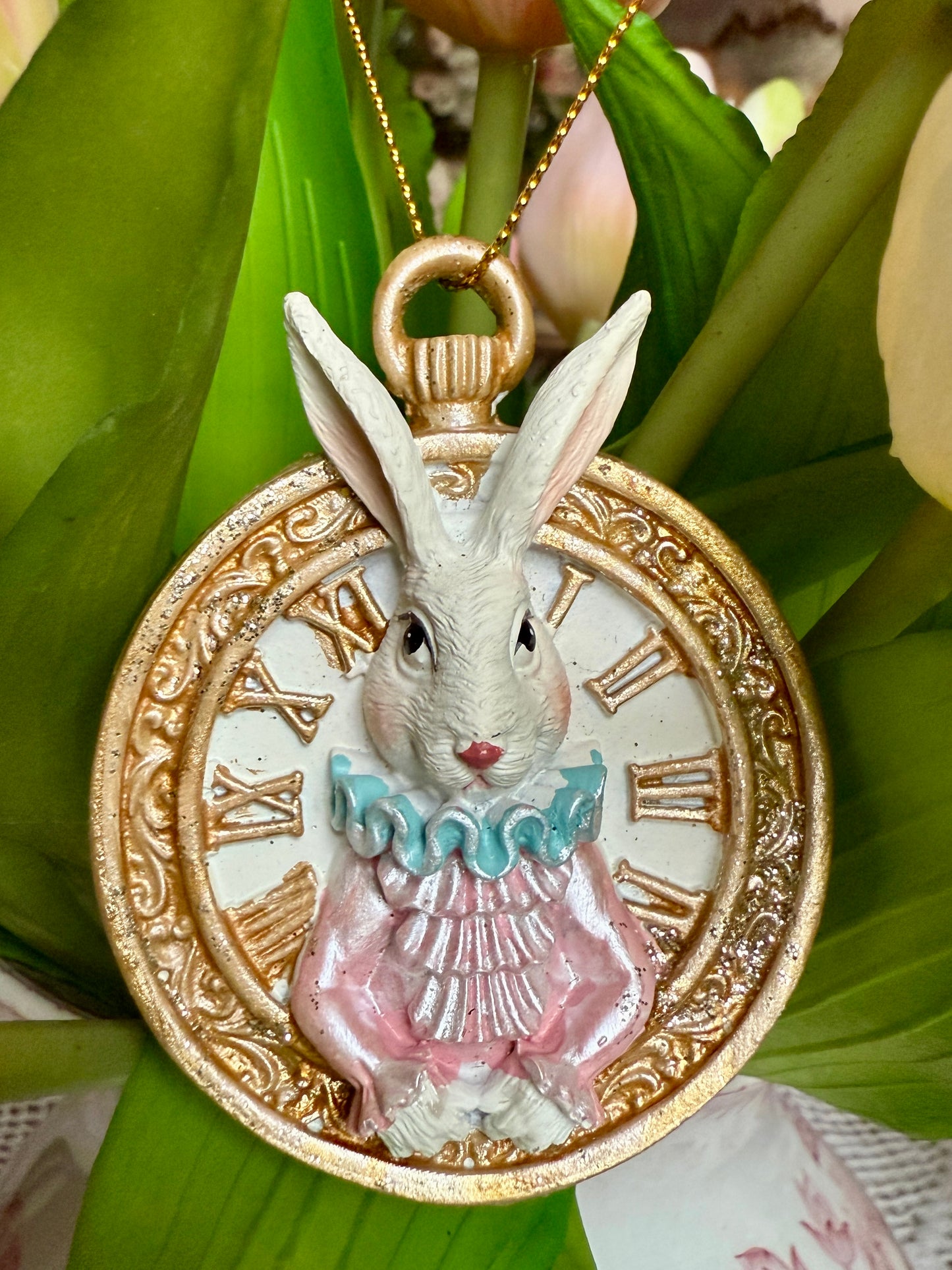 Pendentif « Lapin d’Alice »
