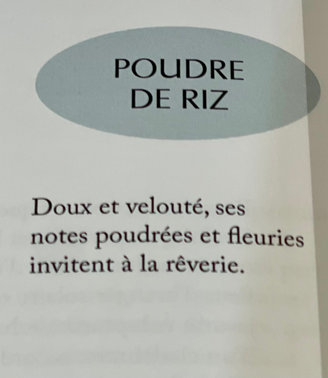 Parfum d’ambiance Poudre de riz