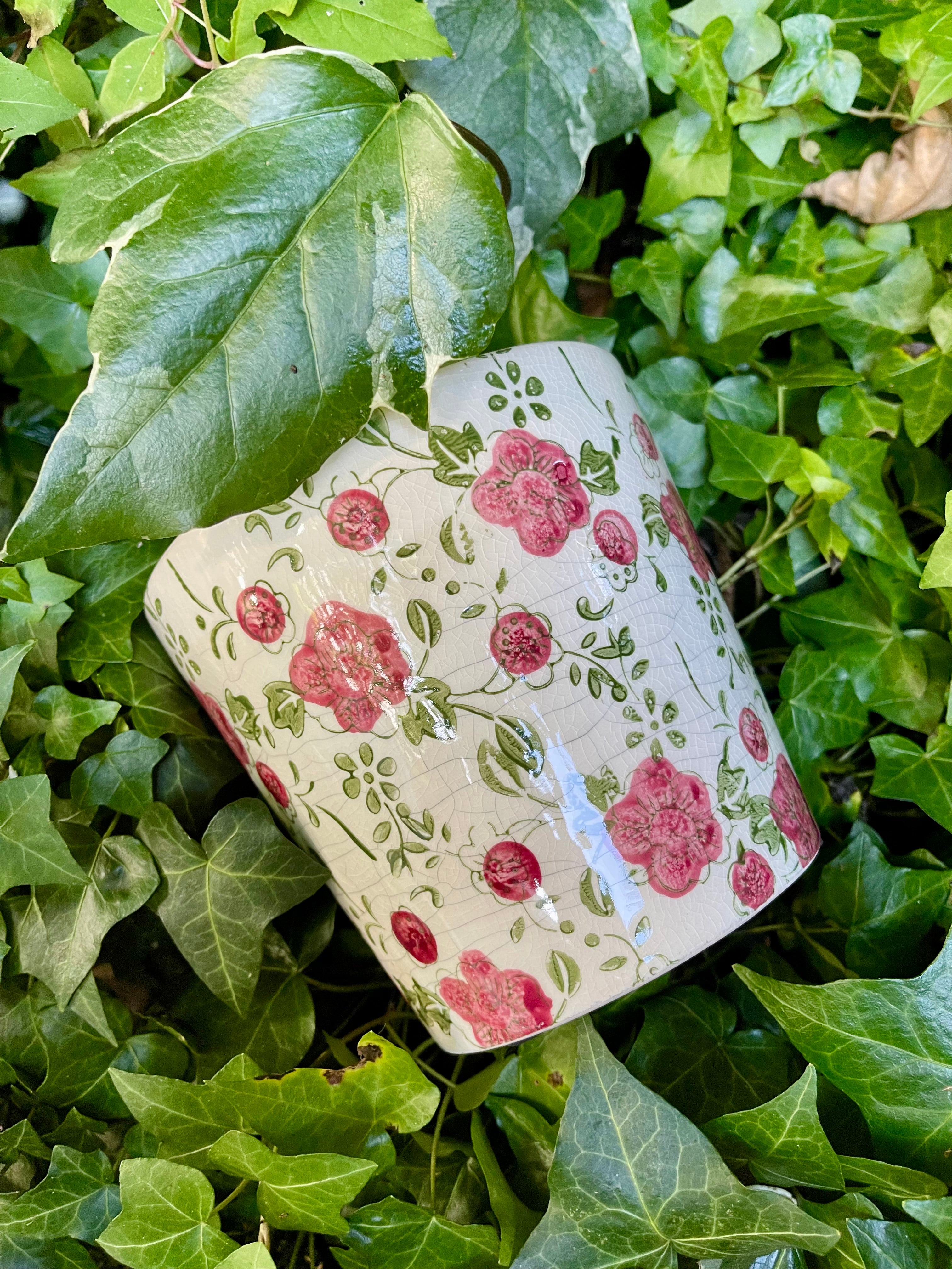 Cache pot rosa