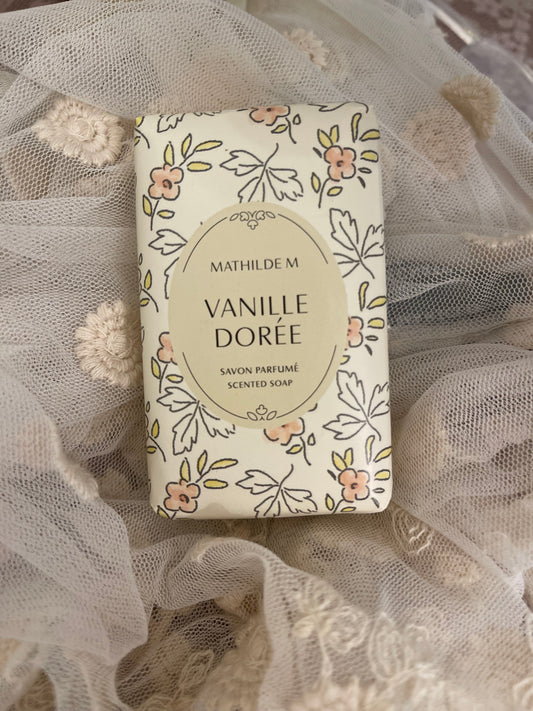 Savon parfumé "Vanille Dorée"