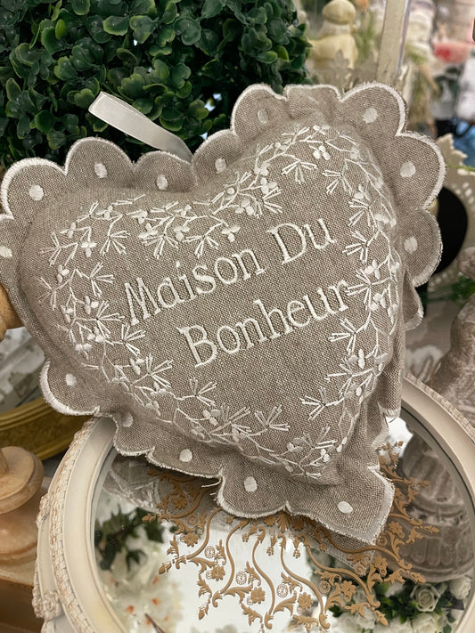 Coussin maison du bonheur