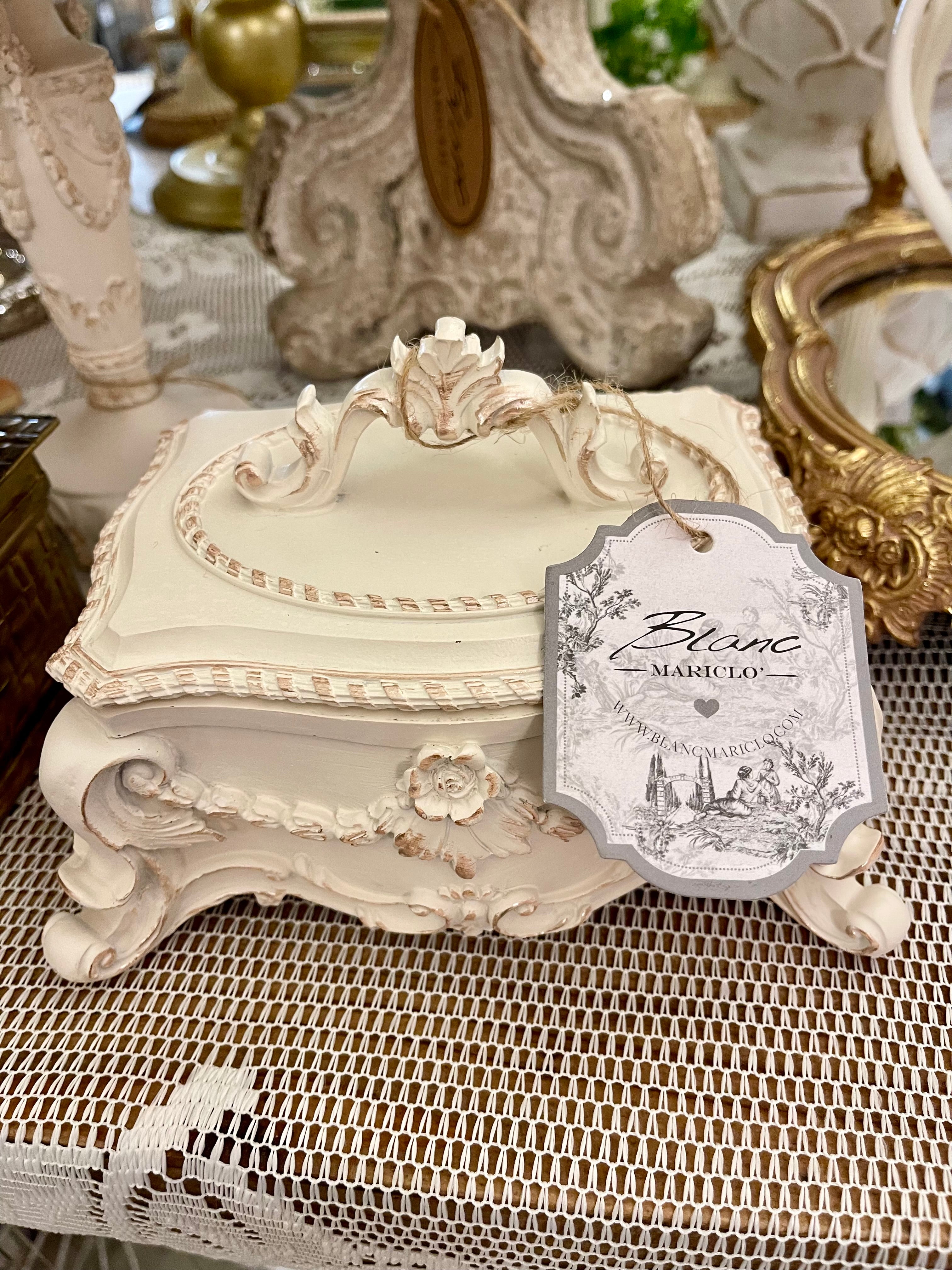 Boîte à Bijoux Blanc Mariclo