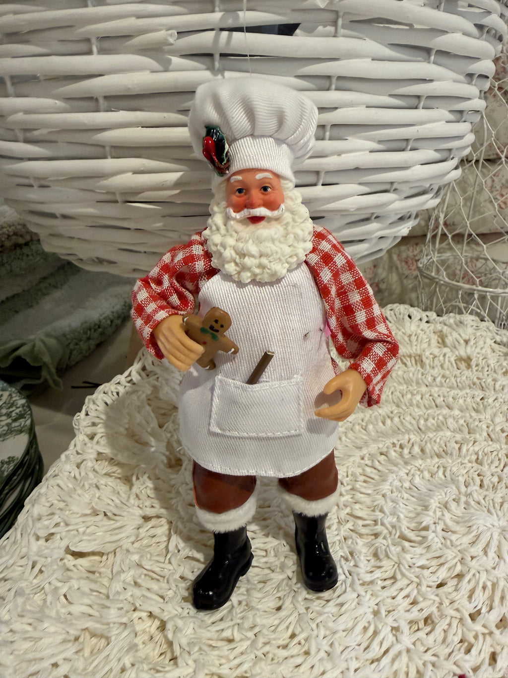 Père Noël pâtissier petit