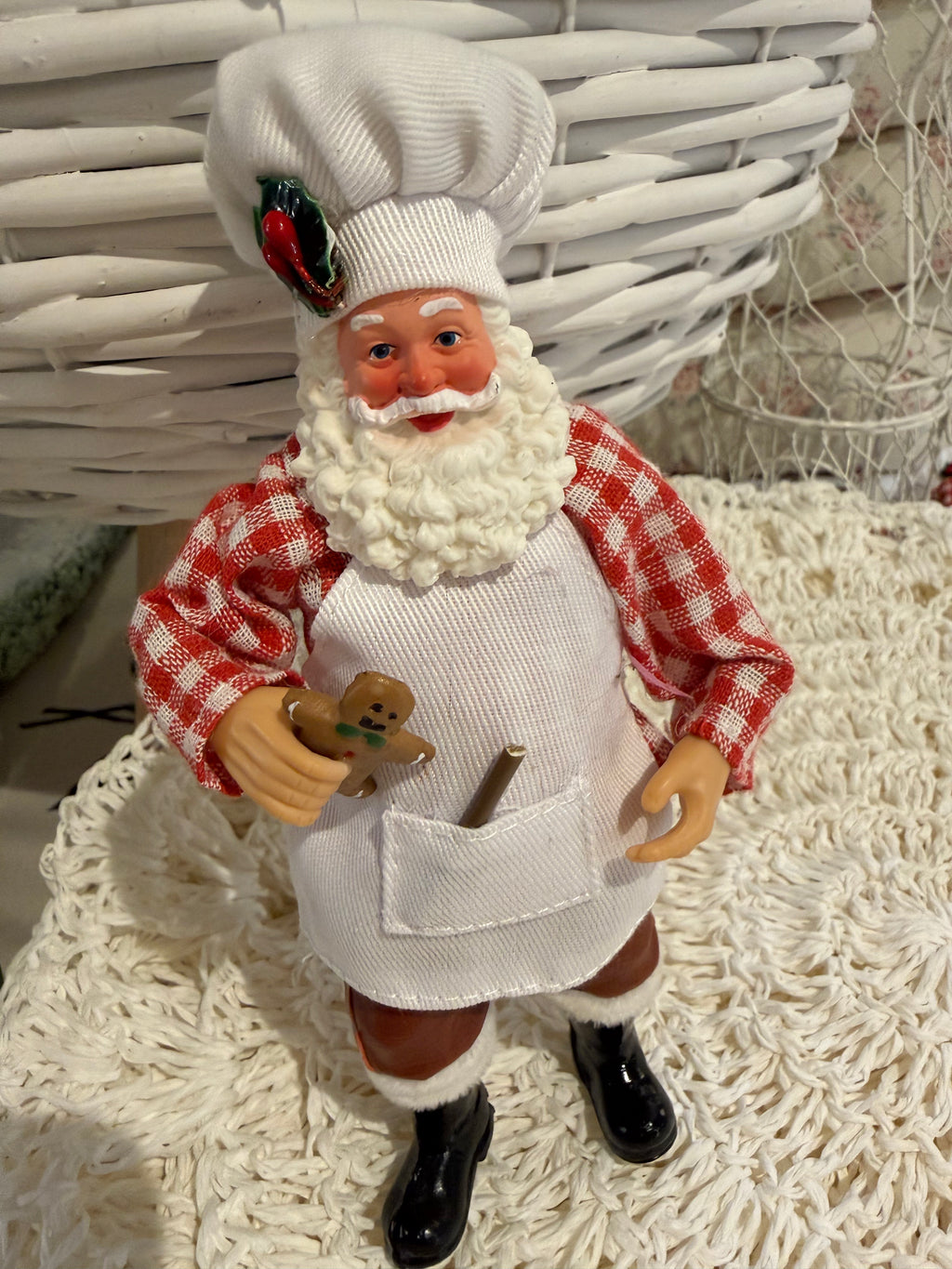 Père Noël pâtissier petit