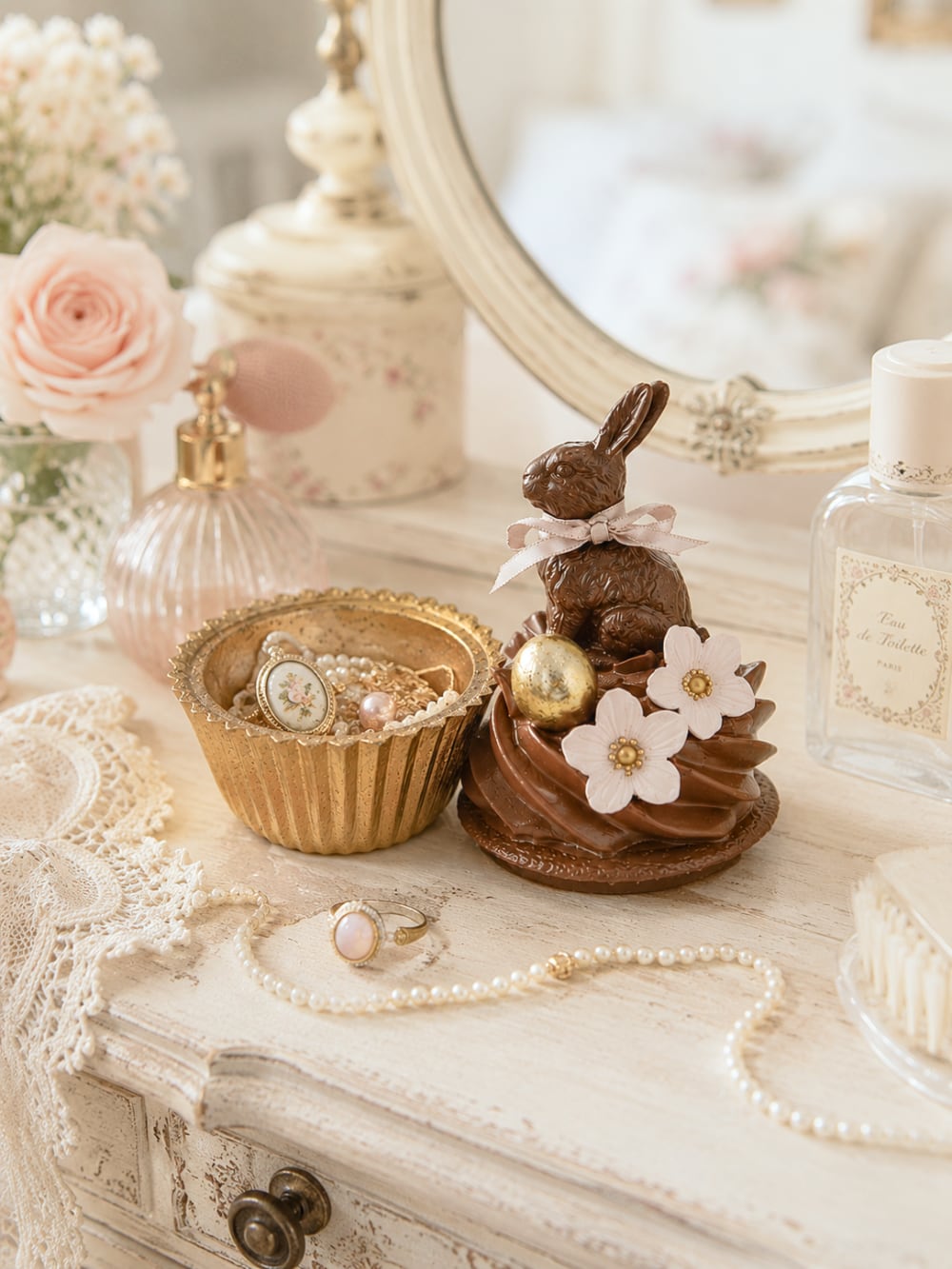 Boîte Pâtisserie Chocolat décorative au style rétro gourmand, accessoire de cuisine de charme inspiré des anciennes pâtisseries et épiceries d’autrefois