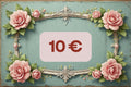 Carte cadeau décoration romantique et shabby chic, bon d’achat dématérialisé aux tons doux pour offrir un univers de charme et féérique