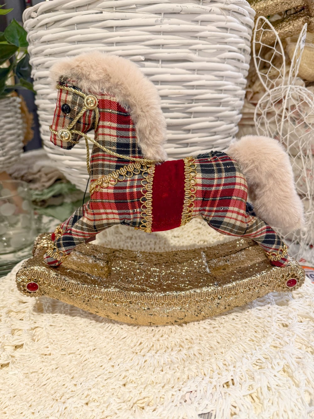 Cheval à Bascule Tartan