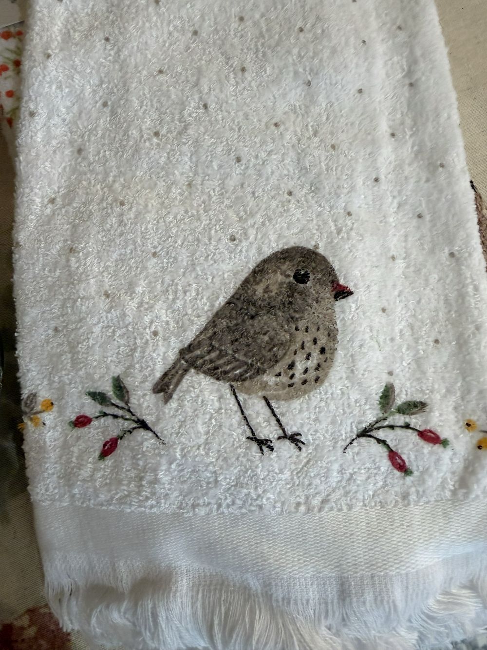 Essuie-Mains Petit Oiseau